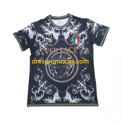Italija Versace Dres Crno 2023/2024 Kratkih Rukava Italija Versace Dres Crno 2023/2024 Kratkih Rukava